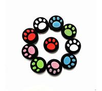 10 PCS Silicone Analog Controller Thumb Stick Grips Cap Cute Cat Paw for Nintend Switch NS Controller Joy-Con ThumbStick
