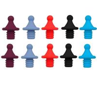 10 Pcs Silicone Bottle Stoppers Waterproof Wine Bottle Stoppers Sealed High Elasticity Drink Bottle Seals for Home and Outdoor Use