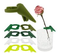 10 Pcs Silicone Flower Propagation Buddy, for Stems Sprouts Shoots and Cuttings Reusable Flower Breeding Friend for Indoor Garden 5 Colors