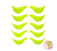 10 Pcs Silicone Lash Lift Shields,Eyelash Perm Silicone Pad Reusable Tint Perm Curler Separator Kit Professionals Home Use Beauty Enthusiasts for Lash Lift Shields Eyelash Lift Tool (Green)