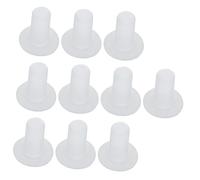 10 Pcs Silicone Sheep Nipples for Animals Easy to Clean Milk Bottle Feeders for Lambs and Calves Practical and Comfortable Design
