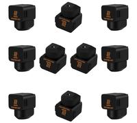 10 Pcs Silicone Socks for Bambu Lab A1 and A1 Mini, High Temperature Resistant Hotend Heater Block Cover for 3D Printer Enclosure, 2.5 x 2.3 cm