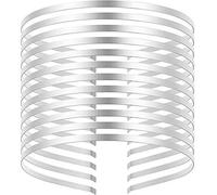 10 Pcs Silver 5mm Smooth Metal Headbands Frames Blank Tiara Base Hairband Head Bands for DIY Crafts Hair Accessories