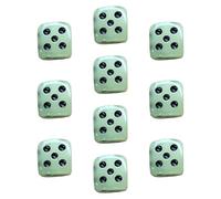 10 PCS Six Side Dice Dice Dark Disc Acrylic Table Game Dice Board Game Table Game Math Game 6 Sides Dice Table Game Dice Table Game Dice Glow In The Dark Disc For Game