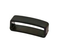 10 PCS Size 22mm Black Rubber Replacement Watch Band Strap Loops