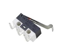 10 PCS Small Limit Microswitch Car Switch with Scroll Wheel Curved Foot Arc Handle(Arc clamp Left)