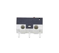 10 PCS Small Limit Microswitch Car Switch with Scroll Wheel Curved Foot Arc Handle(No Platen)