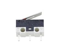 10 PCS Small Limit Microswitch Car Switch with Scroll Wheel Curved Foot Arc Handle(Platen 12mm)