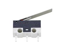 10 PCS Small Limit Microswitch Car Switch with Scroll Wheel Curved Foot Arc Handle(Platen 18mm)