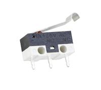 10 PCS Small Limit Microswitch Car Switch with Scroll Wheel Curved Foot Arc Handle(Small Arc Platen)