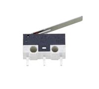 10 PCS Small Limit Microswitch Car Switch with Scroll Wheel Microswitch Curved Foot Arc Handle Microswitch Mouse Switch IDGTTLDF(Platen 18mm)