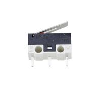 10 PCS Small Limit Microswitch Car Switch with Scroll Wheel Microswitch Curved Foot Arc Handle Microswitch Mouse Switch(Platen 12mm)