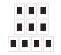 10 Pcs Small Magnetic Photo Frame, Blank Photo Frame Fridge Magnets, Clear Refrigerator Magnets, Small Picture Frames for Photos 7 x 4.5cm, Perfect for Gift to Family & Friends
