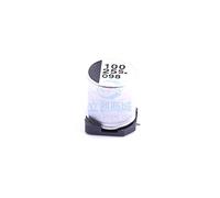 10 Pcs SMD Aluminum electrolytic Capacitor 100uF 25V SMD, 6.3x7.7mm AMNzOgOdL