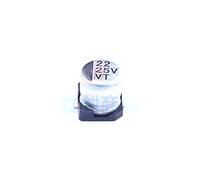 10 Pcs SMD Aluminum electrolytic Capacitor 22uF 25V SMD, 5x5.4mm Control circuit