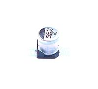 10 Pcs SMD Aluminum electrolytic Capacitor 22uF 35V SMD, 5x5.4mm