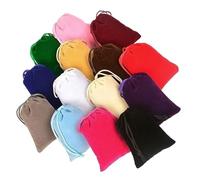 10 Pcs Soft Fabric Vintage Solid Velvet Drawstring Gift Bags For Wedding Party Various Size Christmas Wedding Gift Bag(Blue,8x10cm)