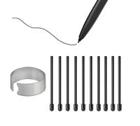 10 Pcs Soft Replacement Tips Nibs for Remarkable 1/2/Marker/Marker Plus & Boox Pen2 Pro/Boox Pen Plus/Boox Triangle Pen/BOOX Wacom pen, Boox MAX/Note/Nova/Go/Tab Ultra&Mini Series, Black