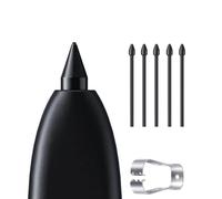 10 PCS Soft Tips/Nibs Replacement for Samsung Galaxy Tab S6/ S7/ S8/ S9/ S10 Ultra, Note10/20, Soft Tips for Galaxy S22/ S23/ S24 Ultra S Pen (Black*5)