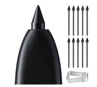 10 PCS Soft Tips/Nibs Replacement for Samsung Galaxy Tab S6/ S7/ S8/ S9/ S10 Ultra, Note10/20, Soft Tips for Galaxy S22/ S23/ S24 Ultra S Pen (Black*10)
