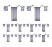 10-Pcs Solar Panel Water Drain Clips for Rainwater Redirection Stainless Steel Frame for 30 mm 35 mm 40 mm Thickness Self-Cleaning Power Generation for Boost