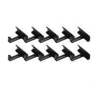 10 Pcs Solar Panel Water Drainage Clips, PA66 Polymer Automatic Water Removal Cleaning Clips for PV Module Frame 30mm/35mm/40mm, Anti-A(30MM)