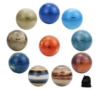 10 PCS Solar System for Kids - Planet Educational Toys, Space Solar System Relaxing Balls, Planets for Kids Party Decorations, Gift Bag Filling