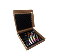 10 Pcs Solfeggio Tuning Forks Unweighted Tuning Forks Colorful Tuning Forks 432Hz 2pcs Rubber Mallets for Meditation and Sound Healing