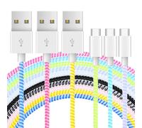 10 Pcs Spiral Cable Wire Pet Protector, Multicolor Charger Cable Protector from Pets No Chew The Cable, Data Cable Protective, Headphone Saver Charger Protective Cover for Phone Charger