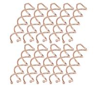 10 Pcs Spiral Hair Pins, Spiral Twist Spin Pins for Hair,Hair Pins for Buns with Non-scratch Rounded Tips, Fast and Easy to Use Accessories to Create for Women Stylish Bun，Rose Gold