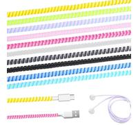 10 Pcs Spiral Wire Protector from Pets Cable Protector Animal Proof Multicolor Charger Cable Protector from Pets No Chew The Cable, Data Cable Protective Cover for Phone Charger