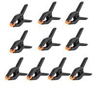 10 Pcs Spring Clamps, 3 inch Heavy Duty Nylon Spring Clips, Woodworking Tension Clamps, Plastic Grip Spring Clips Clamps for DIY Projects, Photo Studios, Photo Background