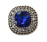 10 Pcs Square Diamond Metal Buttons 18mm 23mm 25mm, Color 5, 23 mm