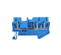 10 Pcs ST-4-TWIN DIN Rail Terminal Blocks Connectors Electrical Wiring Pull Type Three Conductors10 Pcs ST-4-TWIN DIN Rail Terminal Blocks Connectors Electrical Wiring Pull Type Three Conductors(70A)