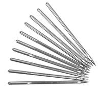 10 Pcs Stainless Stee Silver Needle Shoe Repair Machine Needle Pack Shoe Repair Tool Accessory Silver Needles Speedy Stitcher Needles,10 Pcs Silver Stainless Steel Shoe Repairing