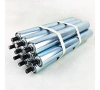 10 Pcs Stainless Steel Conveyor Rollers Set - 1" to 2.4" Diameter, 19.7" Length, Heavy Duty Metal Rollers for Woodworking, Factory, Warehouse, Dock Use