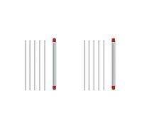 10 Pcs Stainless Steel Fishing Rigging Needle Hollow Earthworm Hook Worm Baiting Driller Tools Earthworm Baiting for Carp, Bait Rig Tool