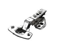 10 Pcs Stainless Steel Hinge Furniture Fittings Thickened Hydraulic Hinge Damper Buffer Hinges Furniture Hardware Cabinets Hinge(Removable-Embed)