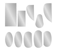 10 Pcs Stainless Steel Pottery Tools Set,Durable Clay Tools,Sharp Serrated Scraper,Rounded Edge Molding Scraper Cutter,Flat Metal Clay Sculpting Tools Set,for Sculpting Texturing Artists