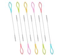 10 Pcs Stainless Steel Straw Brush Set - Extra Long Thin Cleaning Tools for Drinking Straws, Test Tubes, Baby Bottles and Glasses