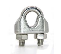 10 Pcs Stainless Steel Wire Rope Cable Clip Clamp 6mm Wire Rope U Bolt Saddle Fastener