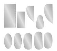 10 Pcs Steel Pottery Tools Clay Ribs Stainless Steel Serrated Scraper Crafts Tool Sculpture Modeling Cutter Scraper Ceramics Sculpting Tools Kits for Sculpting Texturing Artists Modeling Potter