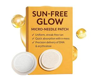 10 PCS Sun-Free Glow Microneedle Patch - 2026 New Self Tanning Patch, Quick Absorption Streak-Free Tan | Tanning Patches for Outdoor Activities, Sports, or Relaxing at the Beach