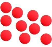 10 Pcs Super Soft Red Sponge Ball Magic Tricks 4.5 cm/1.7 in Sponge Balls Appear/Vanish Magic Accessories for Magicians Close up Street Magic Illusions Gimmick Props