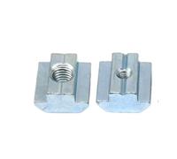 10 Pcs T Block Square Nuts T-Track Sliding Nut For Fastener Aluminum Profile 2020(20M6)