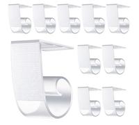 10 Pcs Table Skirt Clips Tablecloth Clamps Table Cloth Holder Clips Upgraded Thicker Wider Clear Plastic Table Cloth Hold Clips Tablecloth Cover Clamp For Restaurant Picnics Marquees Weddings Party