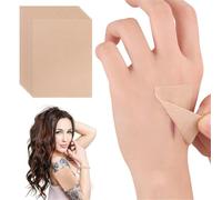 10 PCS Tattoo Cover Up Tape, Ultra Thin Patch for Tattoo Scar and Birthmarks, Invisible Waterproof Skin Tone Concealer Sticker for Covering Up Scars Tattoos (Skin)
