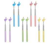10 Pcs Telescopic Finger Pointer Sticks, Extendable Hand Pointers, Retractable Teacher Pointer Sticks for Classroom Teacher Office Elementary School Lecture Pointing Stick