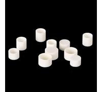 10 Pcs Thermal Analysis Crucible with Lid - 99.5% Alumina for DSC, TGA, DTA - Ideal for Laboratory and Industrial Use(D6xH4mmWith lid)