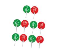 10 Pcs Thumb Up Thumb Down Classroom Voting Paddle Yes Not Paddles Classroom Supplies True False Auction